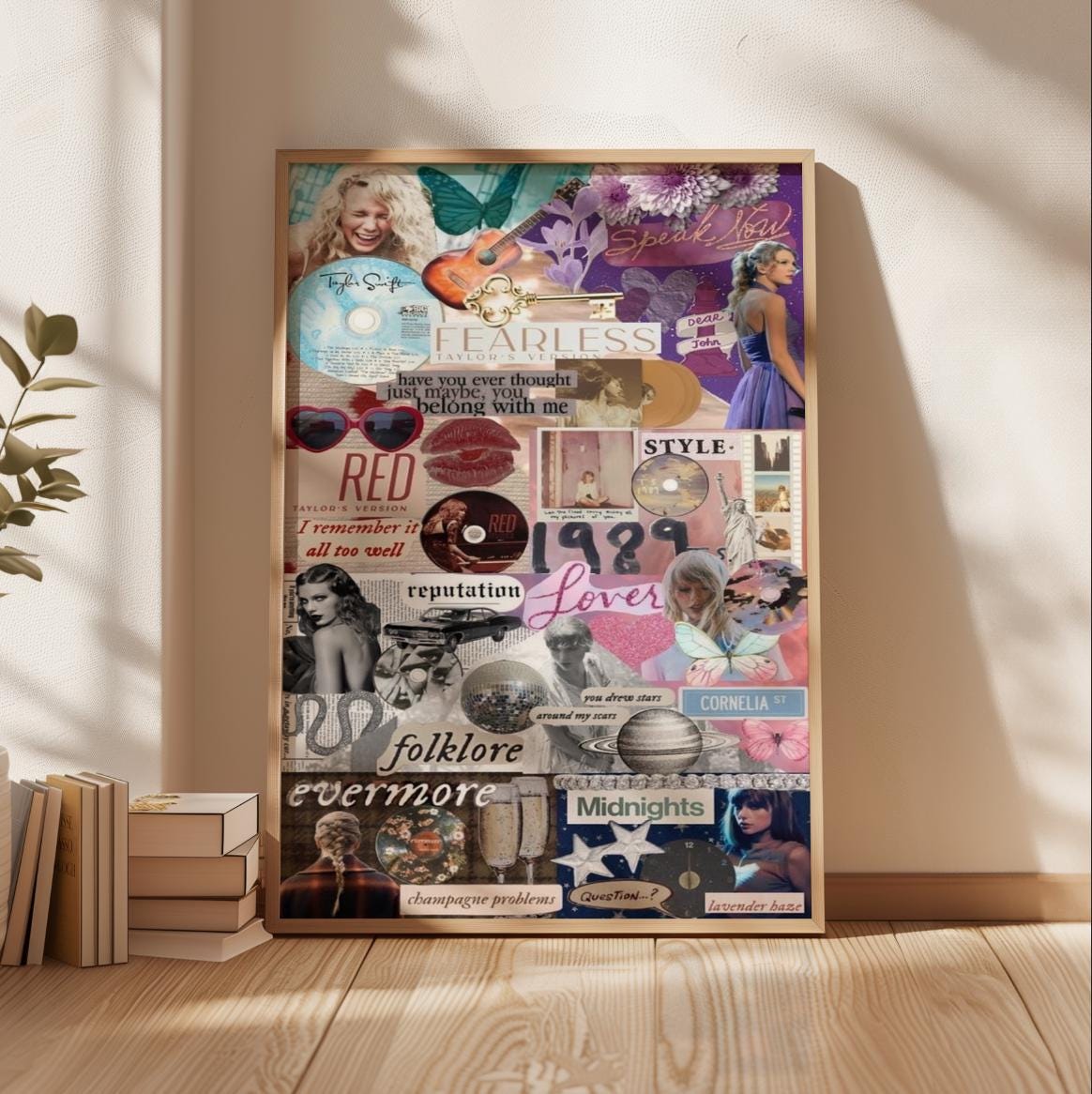 Taylor Swift Concert Poster โ Iconic Live Performance Art Print, Perfect for Swifties Eras Tour Wall Decor