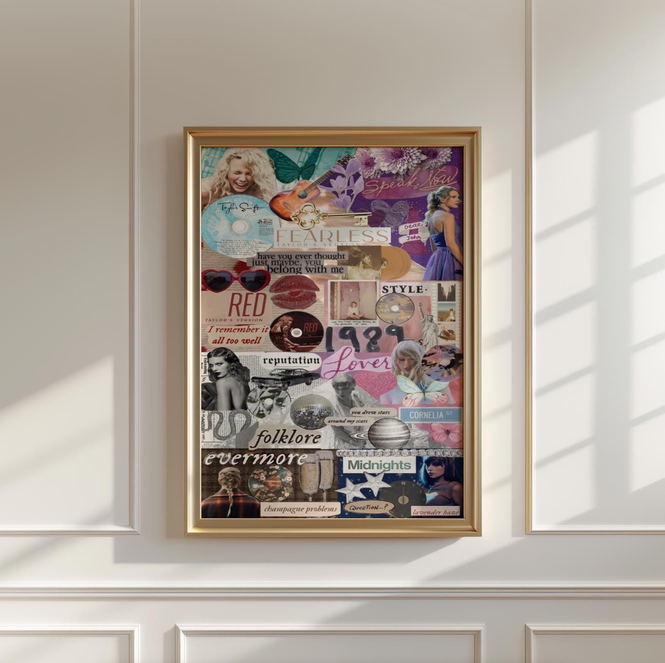 Taylor Swift Concert Poster โ Iconic Live Performance Art Print, Perfect for Swifties Eras Tour Wall Decor