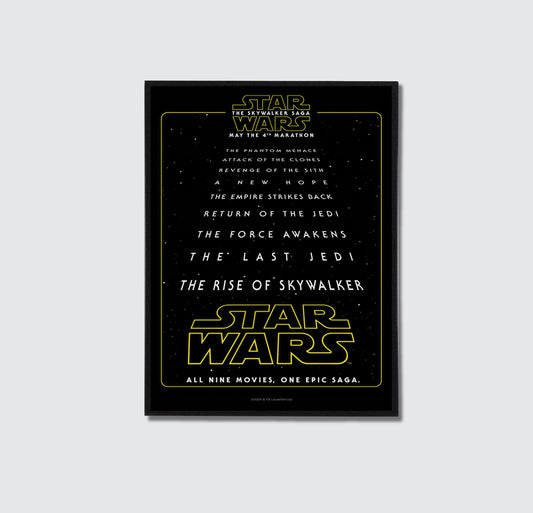 Star Wars Movie Poster. SW43