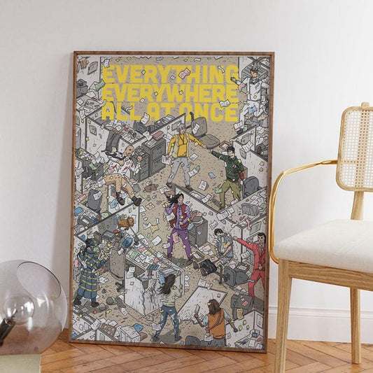 Everything Everywhere All at Once Movie Poster. EV01