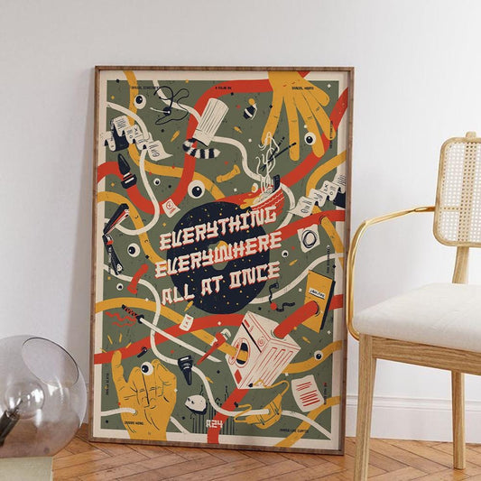Everything Everywhere All at Once Movie Poster. EV04