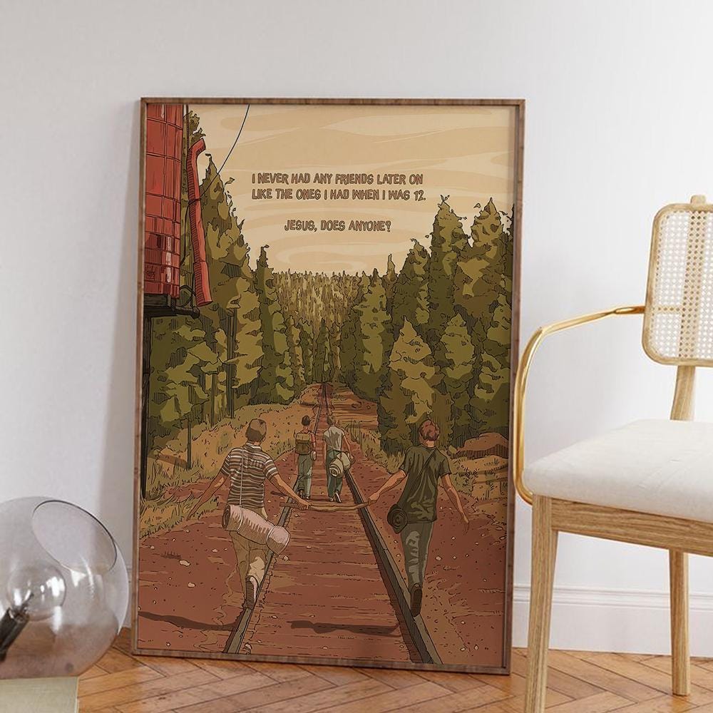 Stand by Me Movie Poster. ST06