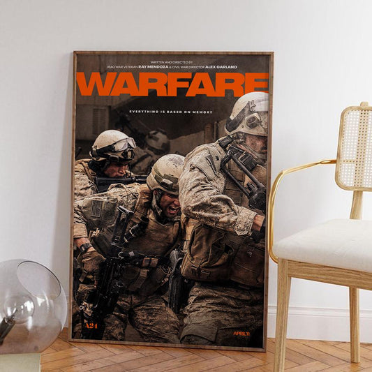 Warfare Movie Poster Vintage Classic. W06