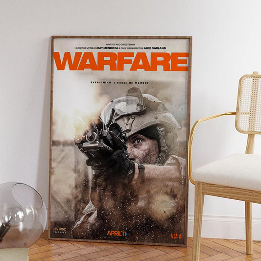 Warfare Movie Poster Vintage Classic. W03