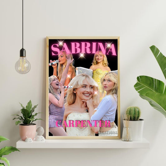 Sabrina Carpenter Collage Poster